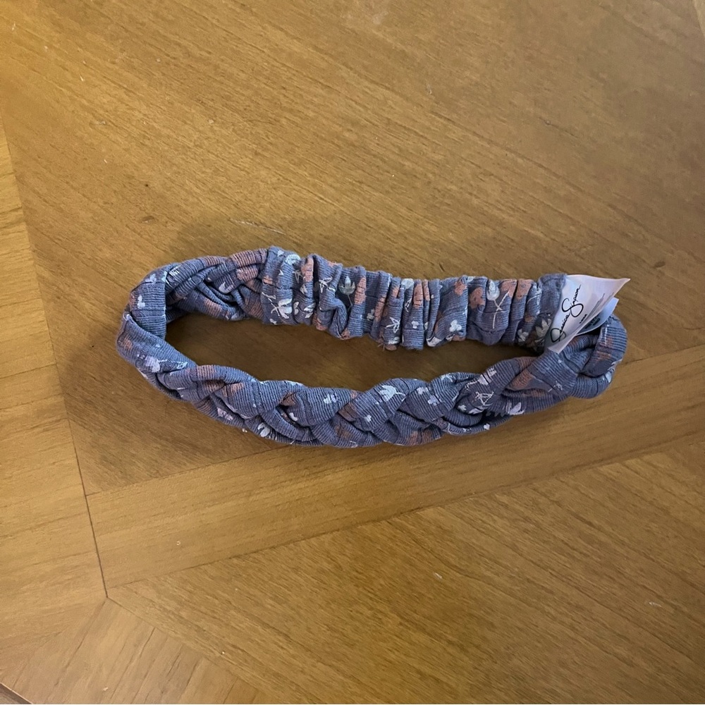 Dark Grey Floral Headband (18mo)